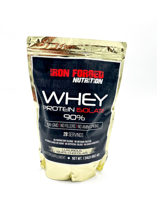 Iron Forged Nutrition Whey Protein Isolate 90% Luxurious White Chocolate 2lb