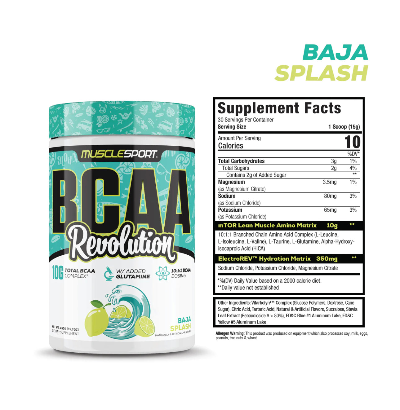 Bcaa Revolution-Baja splash